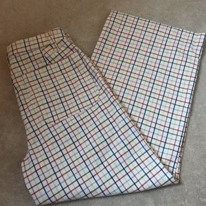 Fun wide leg cropped madewell pants!